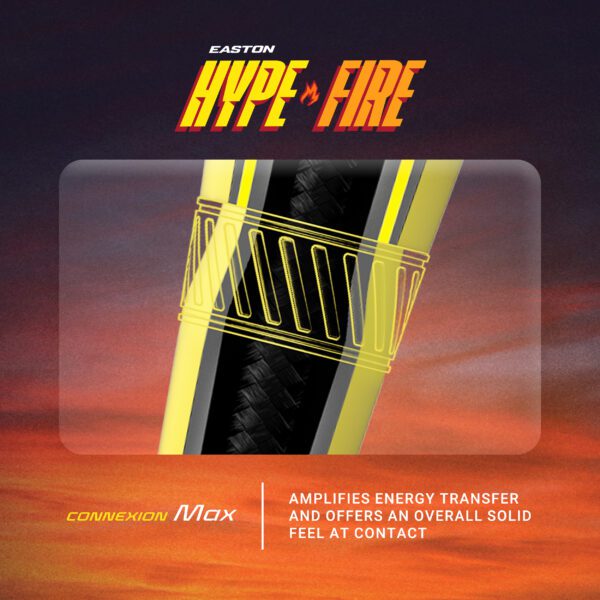 EASTON HYPE FIRE -8 (2 3/4" BARREL) USSSA YOUTH BASEBALL BAT - Imagen 4