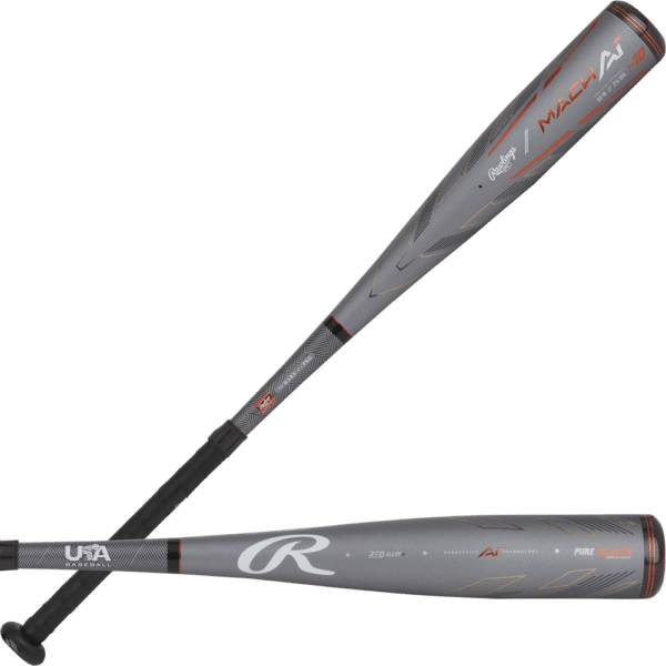 RAWLINGS MACH AI -10 (2 5/8" BARREL WITH AI TECH) USA YOUTH BASEBALL BAT - Imagen 3