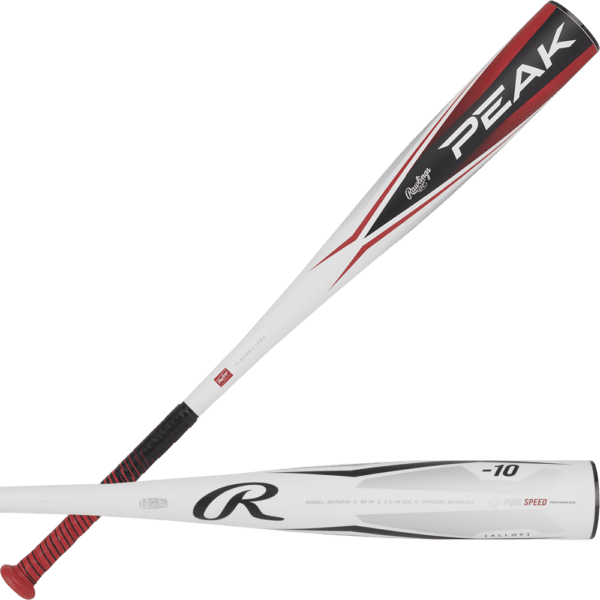 RAWLINGS PEAK -10 (2 3/4" & 2 5/8" BARREL) USSSA YOUTH BASEBALL BAT - Imagen 4