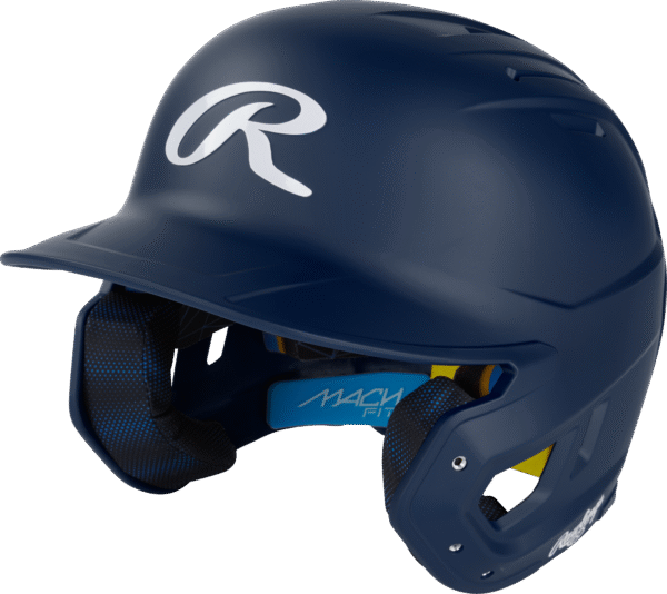 RAWLINGS MACH FIT OSFM MATTE 1-TONE BASEBALL HELMET - Imagen 8