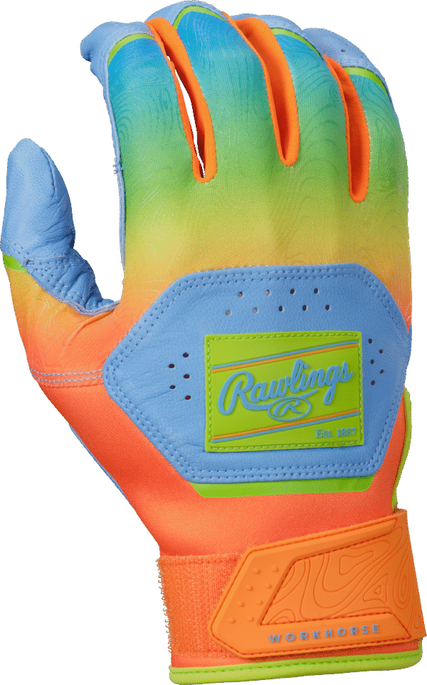WORKHORSE BASEBALL BATTING GLOVES ADULT - Imagen 9